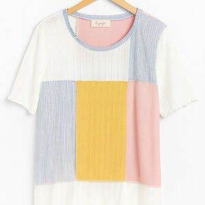 Sugarfox Patch Work Blouse